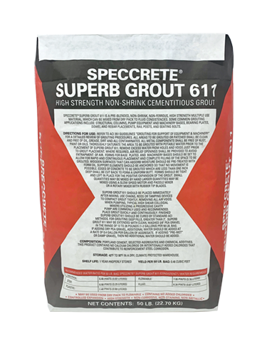 SPECCRETE® Superb Grout 611
