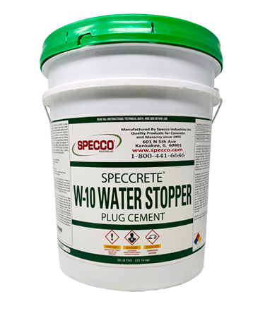 SPECCRETE® W-10 Waterstopper Cement